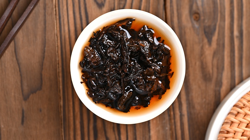 熟茶葉底