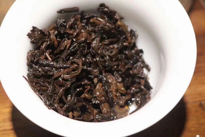 普洱熟茶葉底